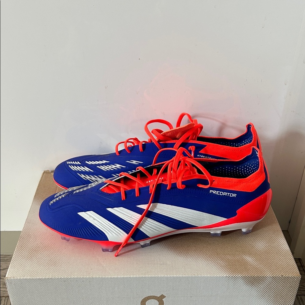 Adidas Predator Soccer Cleats - Blue and Red